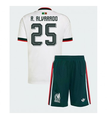 Mexiko Roberto Alvarado #25 Bortaställ Barn VM 2026 Kortärmad (+ Korta byxor)